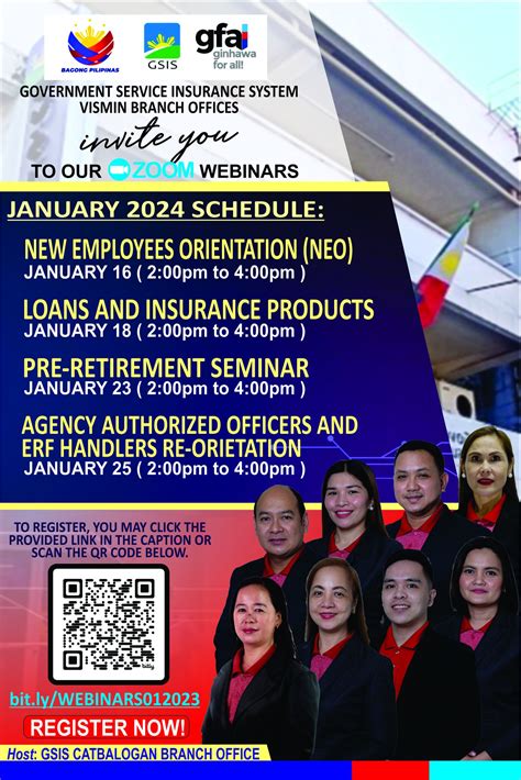 GSIS invites you to the following .